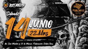14 de junio federación entre rios concierto de rock rey melon con facon en poblarte