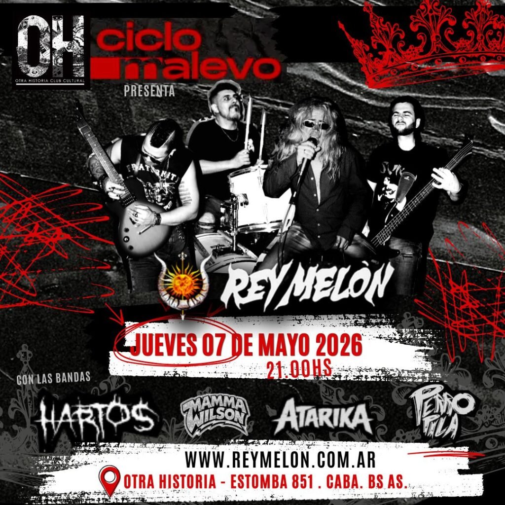 concierto de rock el 7 de mayo en Otra historia Ciclo Malevo